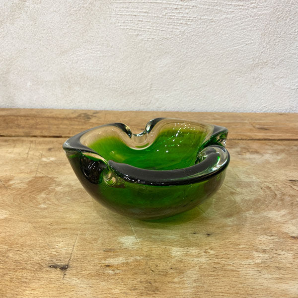 Sommerso Murano glass ashtray