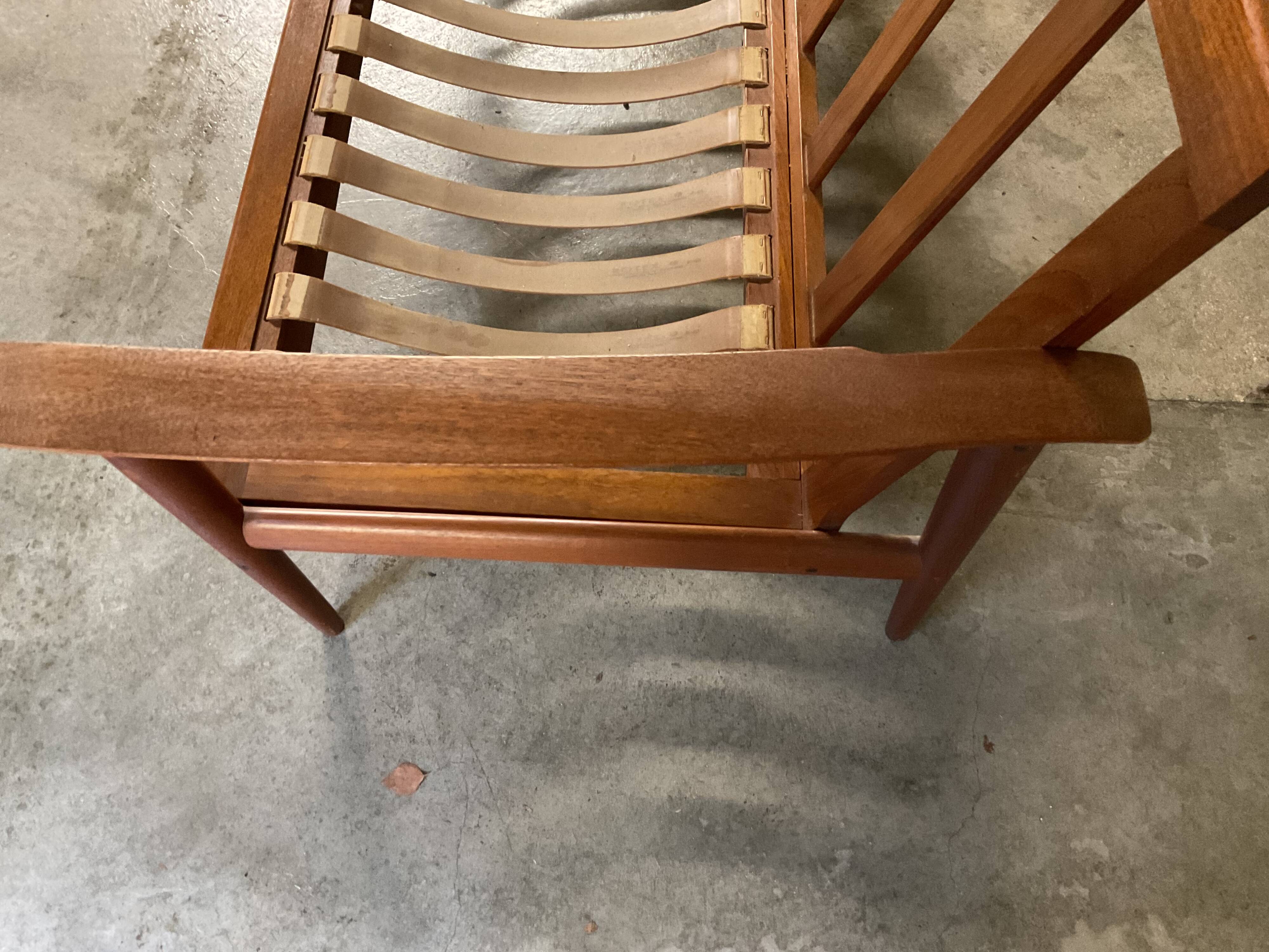 Three-seater Scandinavian sofa with original cushions.