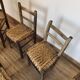 Ensemble de 6 chaises paillées