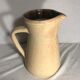 Old Accolay ceramic beige ceramic jug intage