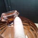 Cheese bell on its molded pressed glass tray