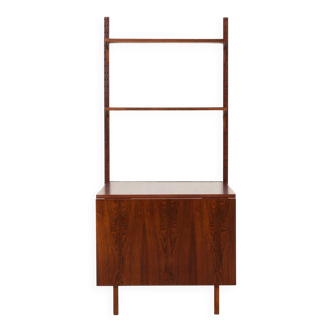 Poul Cadovius shelving wall unit with extendable  desk or a table for Cado,