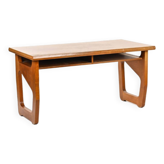 Desk with two openwork cheeks on the sides design 1980