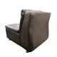 Canapé modulaire vintage marron chocolat Himolla