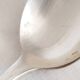 Silver cutlery set, Alfenide, ribbon decoration