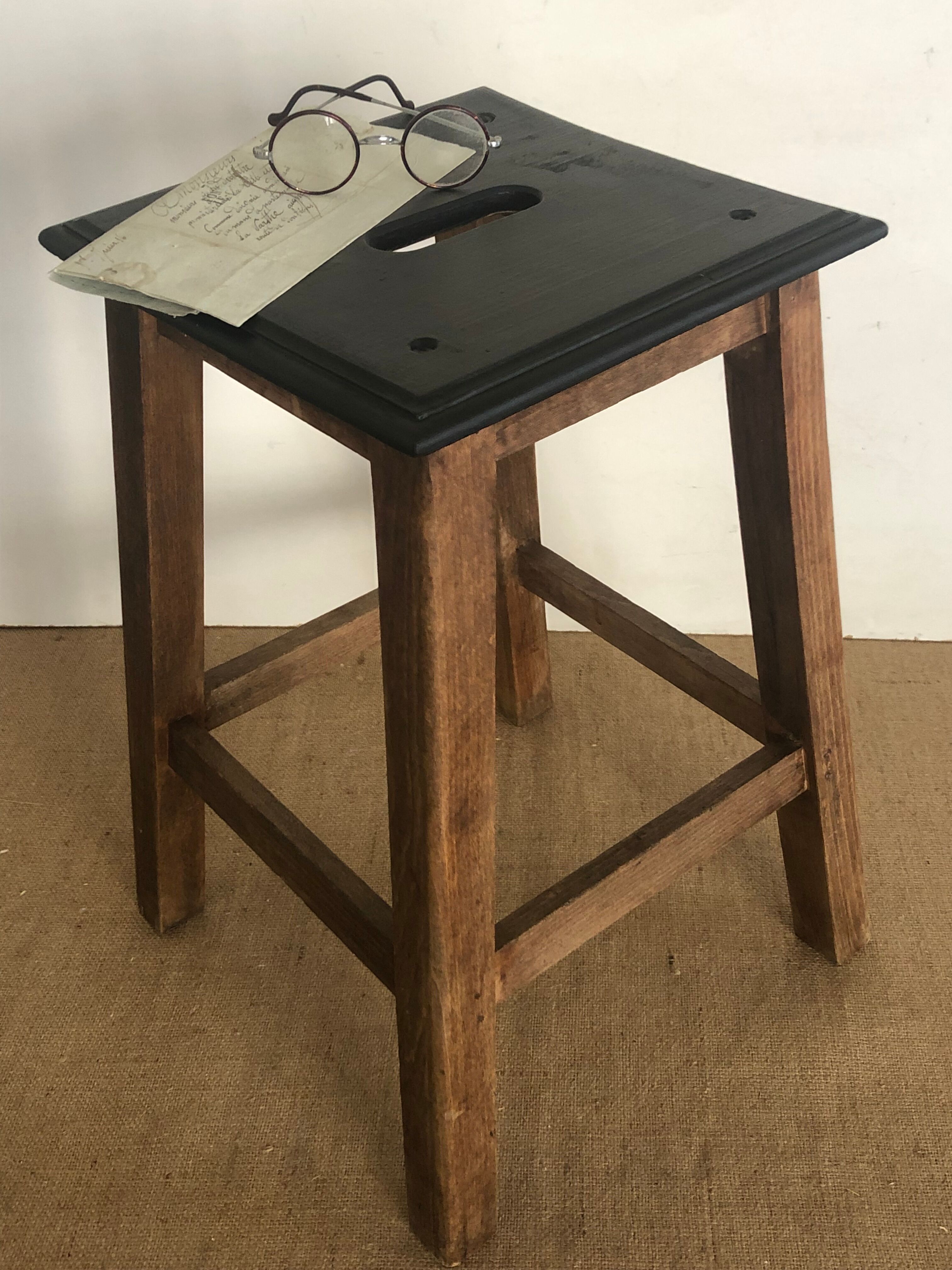 Old wooden stool