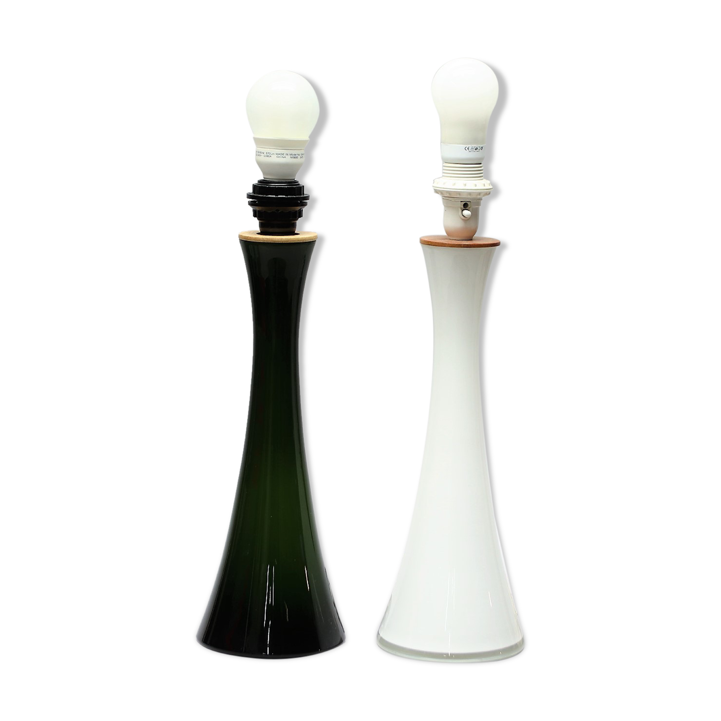 Original Bergboms table lamps set 1960s