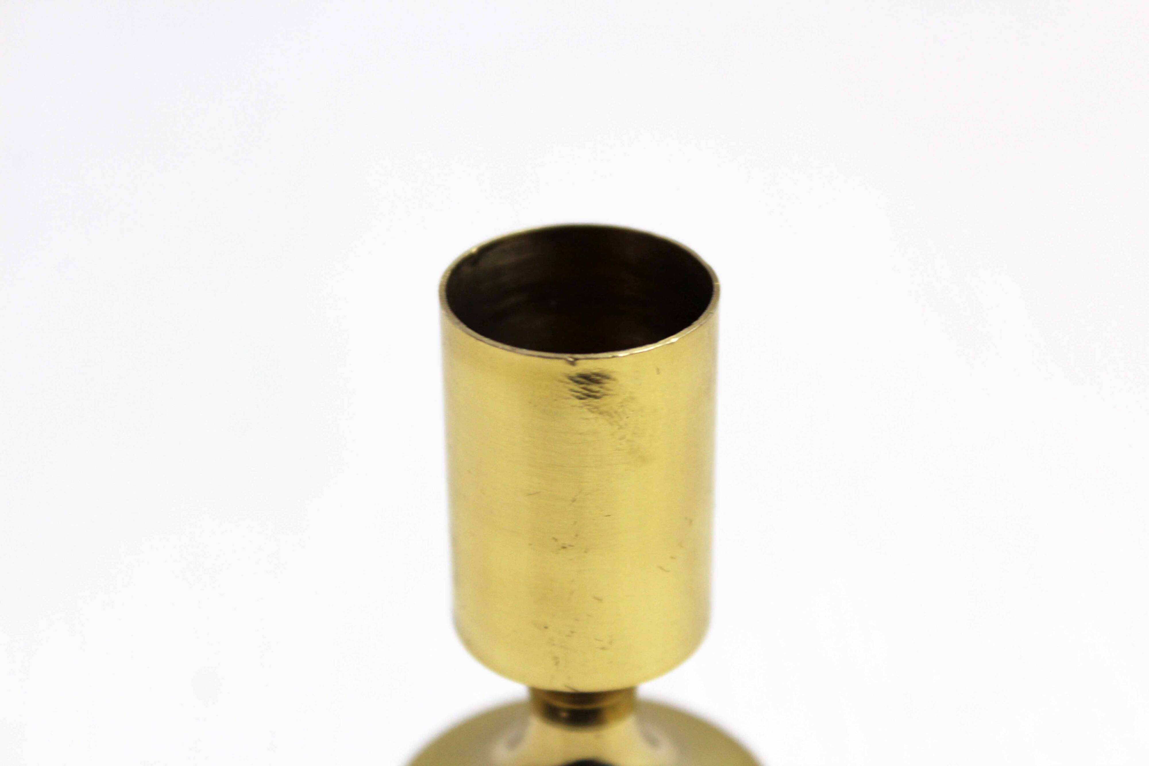 Vintage brass candle holder