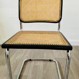 Pairs of chairs Marcel Breuer Cesca B32 black