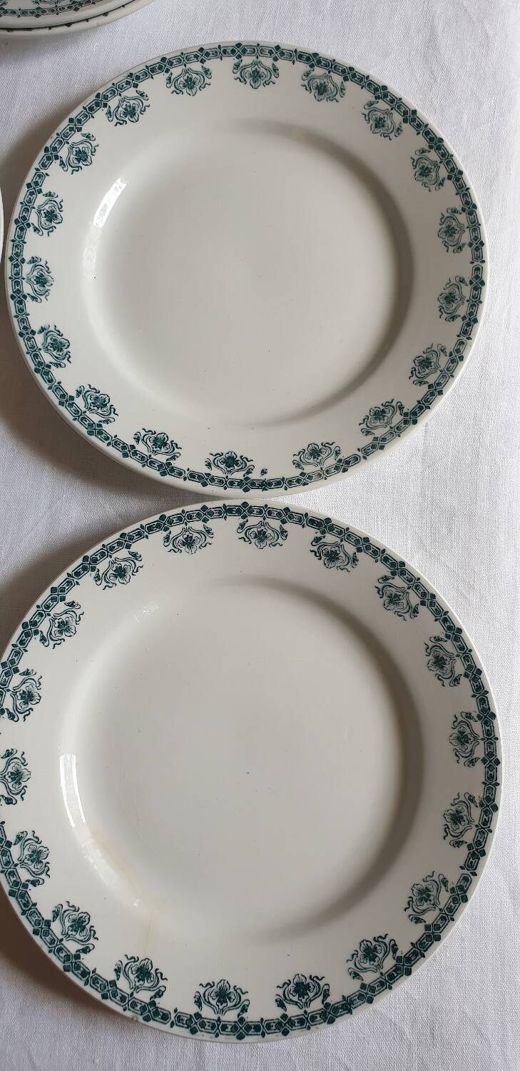 6 Céranord St Amand plates