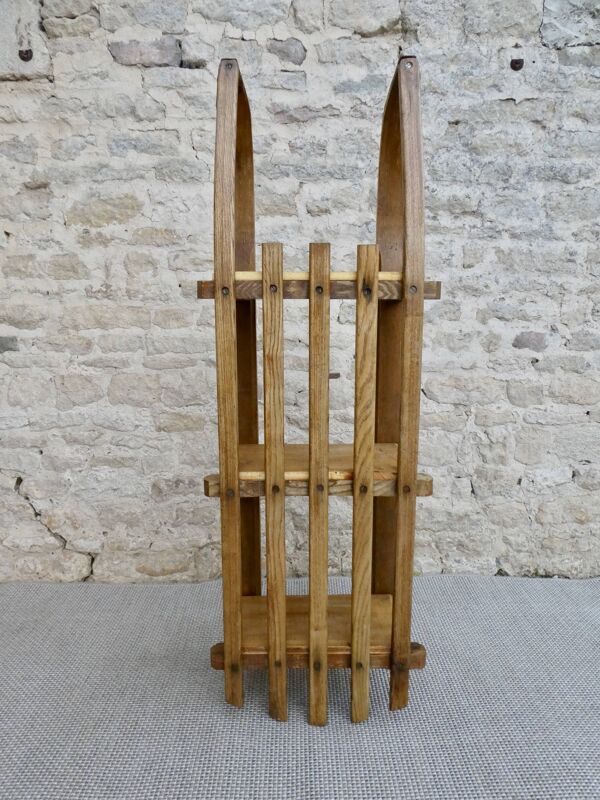 Etagères luge en bois des années 60