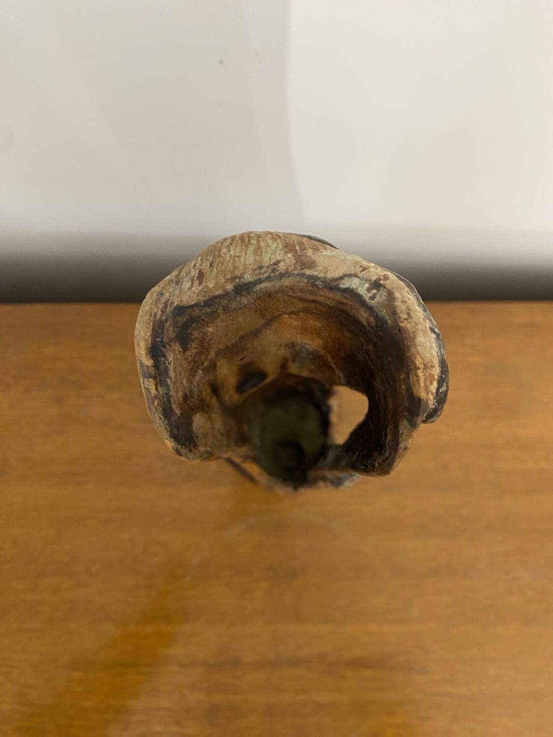 Old Candle Holder Michel MOLAC Driftwood Sculpture Vintage #C051