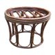 Set of 2 vintage rattan eggs