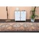 Vintage Turkish Oushak Handmade Wool Cotton Orange Runner Rug 113x317