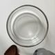 Large glass salad bowl with chrome metal rim, Bormioli Rocco Italy 1970.