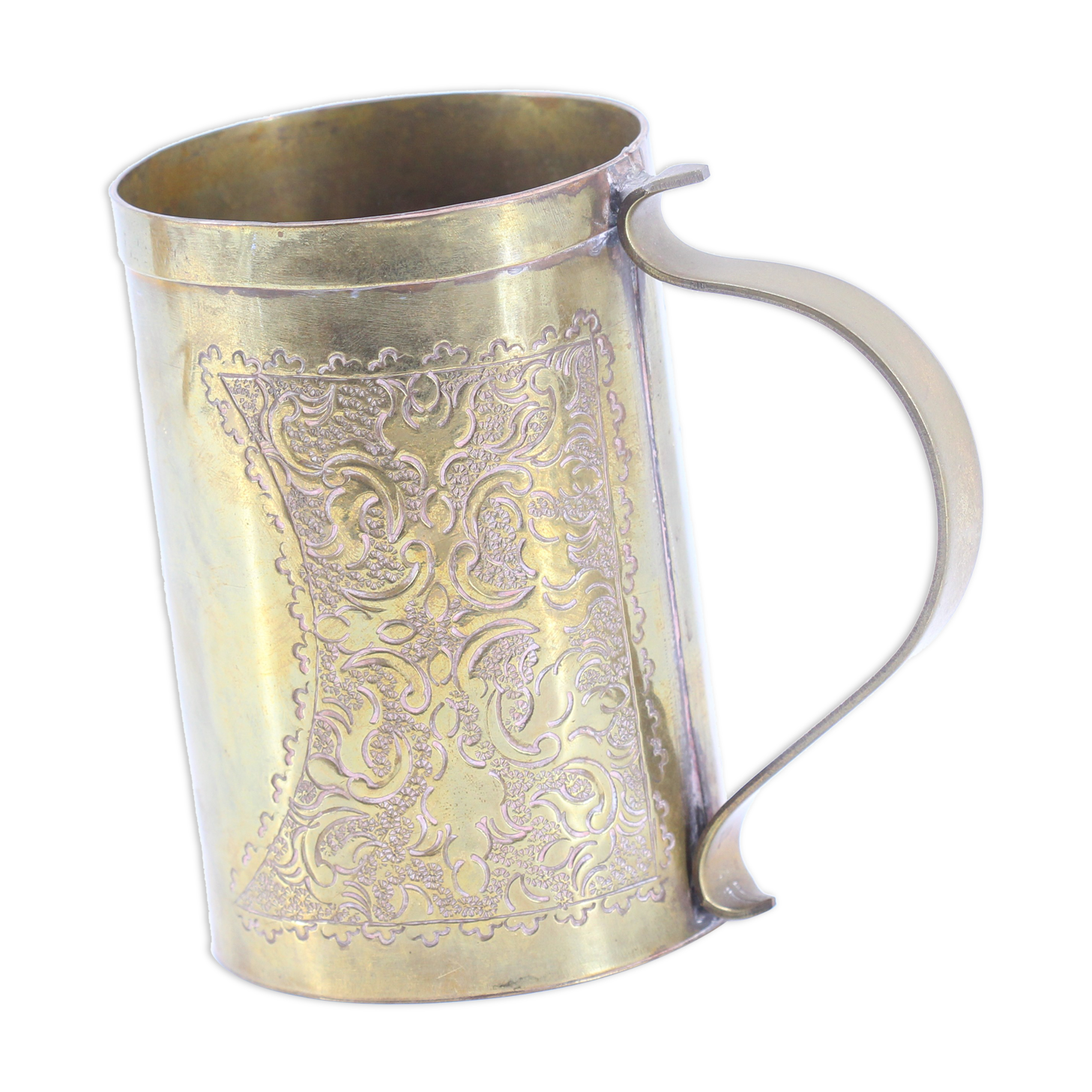Moroccan brass cup