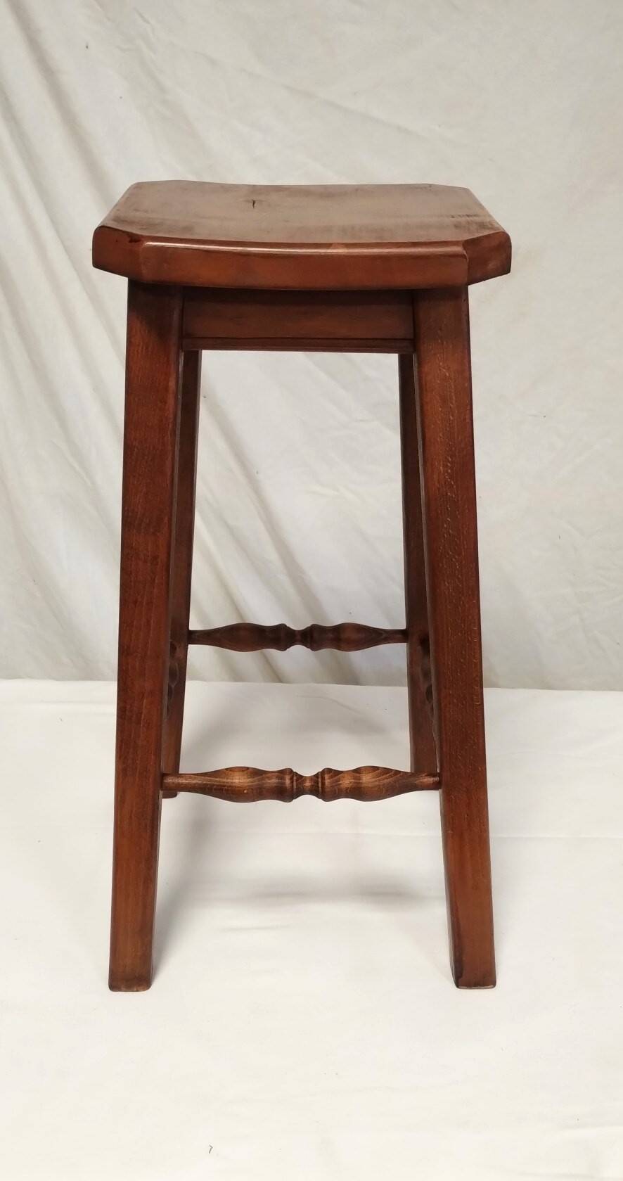 Vintage solid wood stool