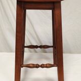 Tabouret en bois massif vintage