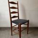Set of 8 Scandinavian ladderback chairs, 1960s.