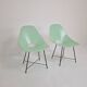 Pair of Augusto Bozzi Chairs for Saporiti, Italy 1950's