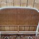 Double headboard – Louis XVI style – Lacquered wood & Rattan caning