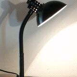 Large black Aluminor desk lamp made in France vintage 1970