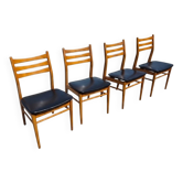 4 Scandinavian chairs from the 1960s