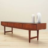Teak lowboard, Danish design, 1970s, production: Denmark