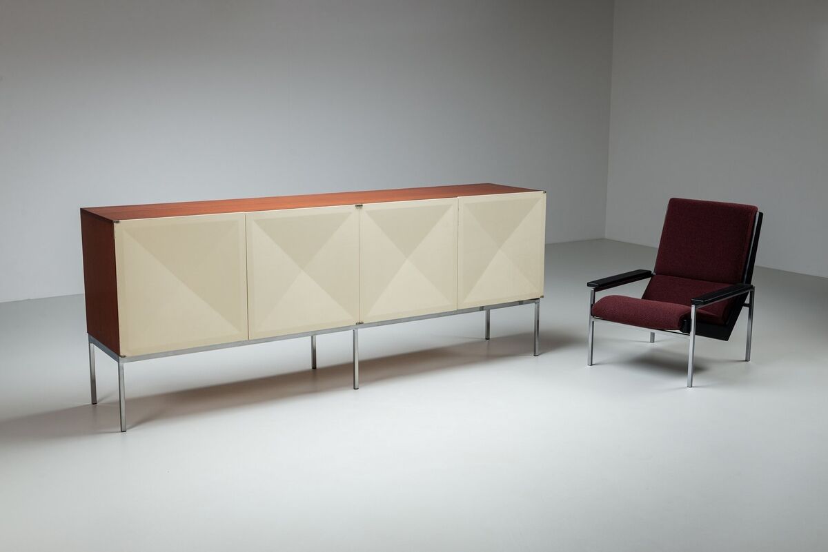 Philippon & Lecoq “Pointe de Diamant” sideboard Behr Germany 1960