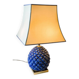 Mid-century Italian ceramic pineapple lamp