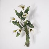 Light wall lamp with Arums / Callas.