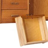 Sewing machine furniture with compass feet from the 50s/60s