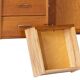 Sewing machine furniture with compass feet from the 50s/60s