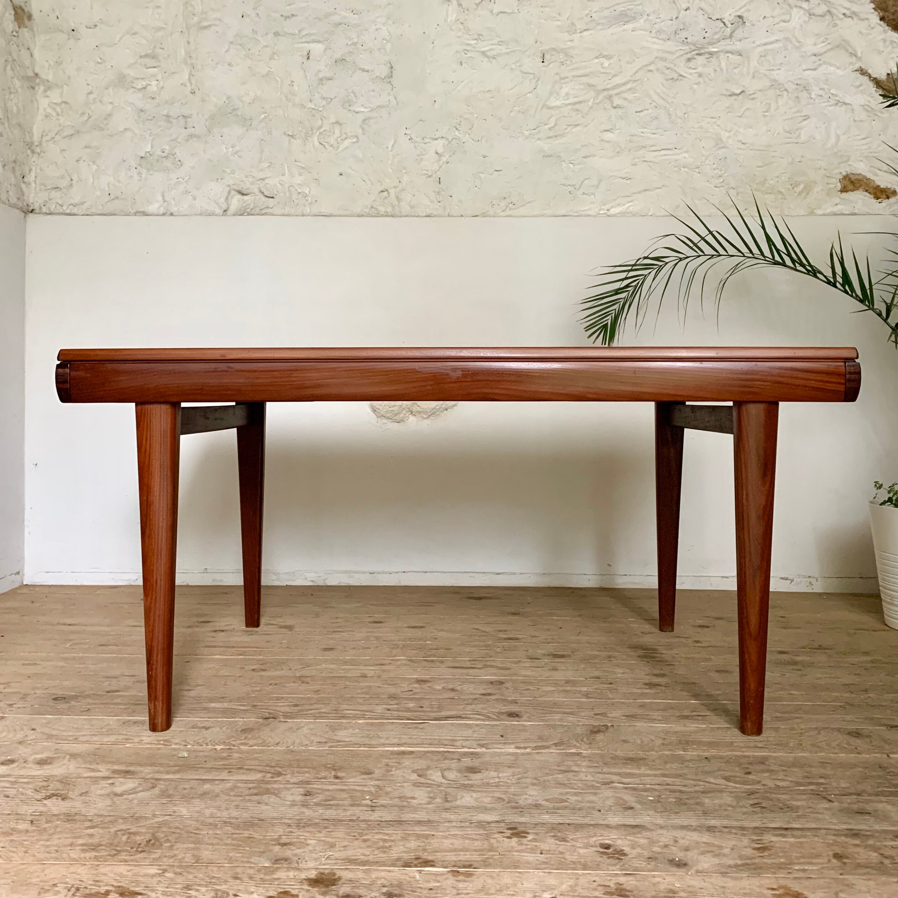 Vintage Scandinavian teak dining table