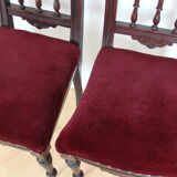 Pair of chairs from the 19th century