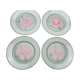 4 plates Hermès Peonies 25cm