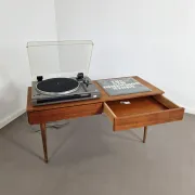 Scandinavian style teak side table | 1960s