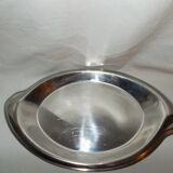 Lot of 10 oval stainless steel dishes
