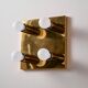 Brass wall lamp