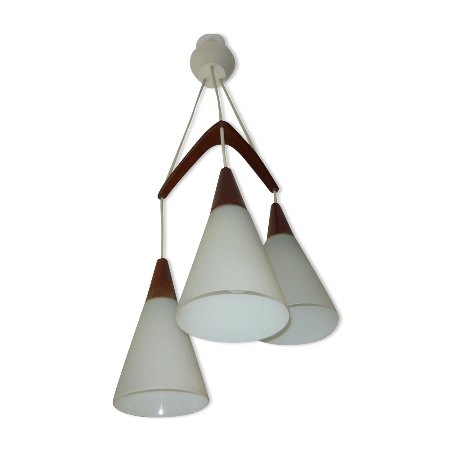 Suspension boomerang Louis Kalff years 60
