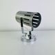 Aluminor wall light, brushed aluminium and chrome, 1960s.