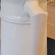 Cream glazed ceramic pitcher