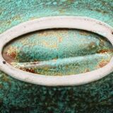 Enamelled stoneware plate