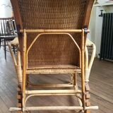Rattan lounge chair
