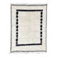 Tapis Mrirt noir et blanc 210×290 cm