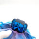 Coupe Centrepiece - Solid Bohemian Crystal - Amethyst Blue