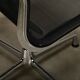 Eames Aluminum Group EA106 Dining Chairs in Black Netweave Mesh, Vitra