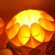 2 Tulip Tablelamps yellow 1970s