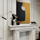 Black ochre paint