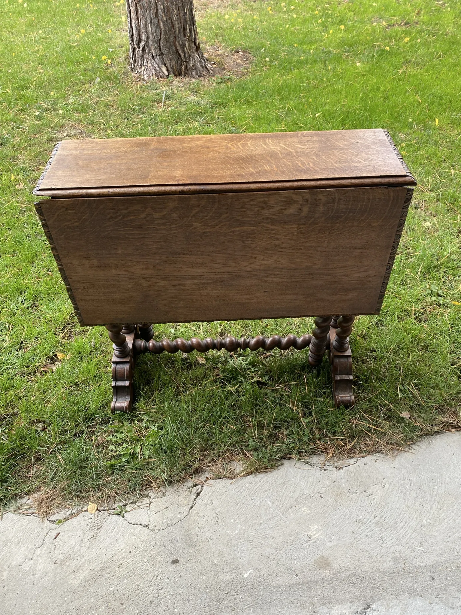 Table Get leg en chêne